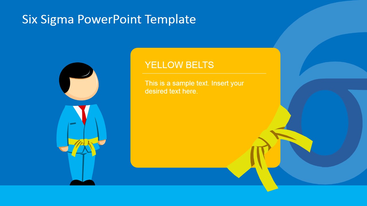 Yellow Belt Training PowerPoint Slide 
