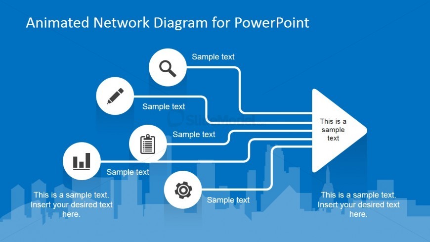 Animated Network PowerPoint Template

