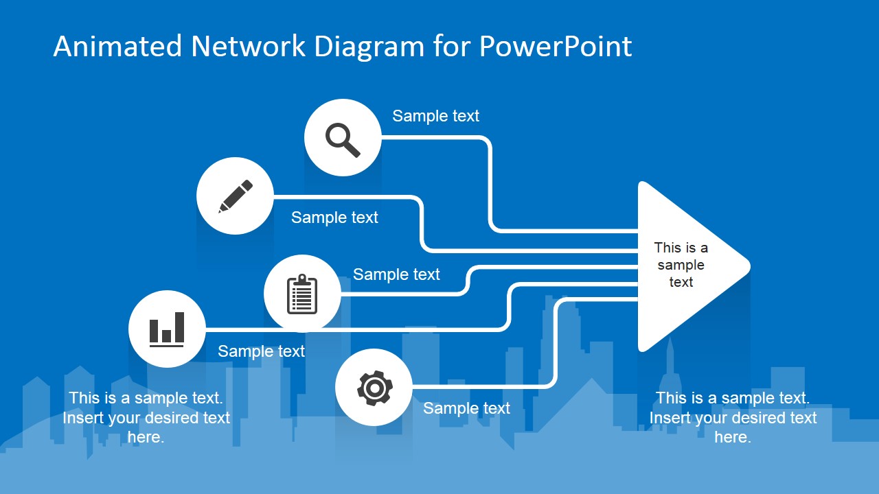 Animated Network PowerPoint Template
