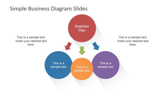Simple Business Diagrams Slides for PowerPoint