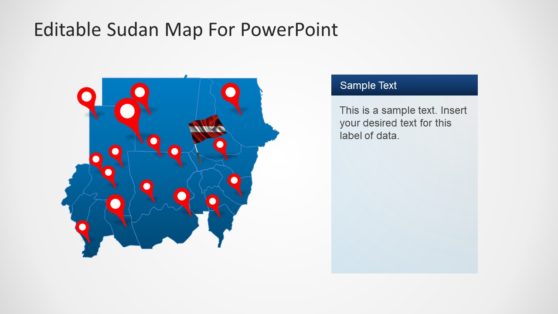 North Sudan Map Templates
