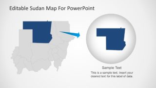 North Sudan Map Templates for PowerPoint