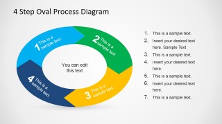 Oval Process Slide Design for PowerPoint