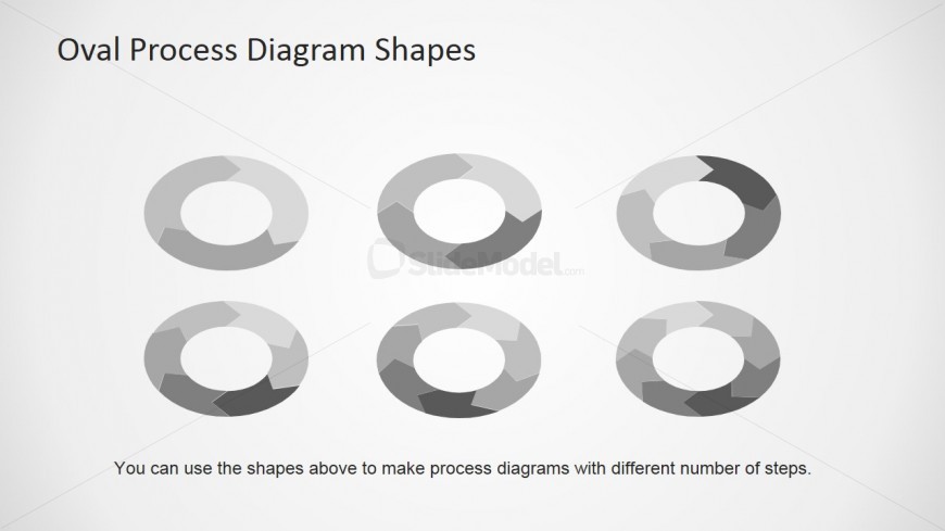 Multi Step Process Diagram with Oval Shapes