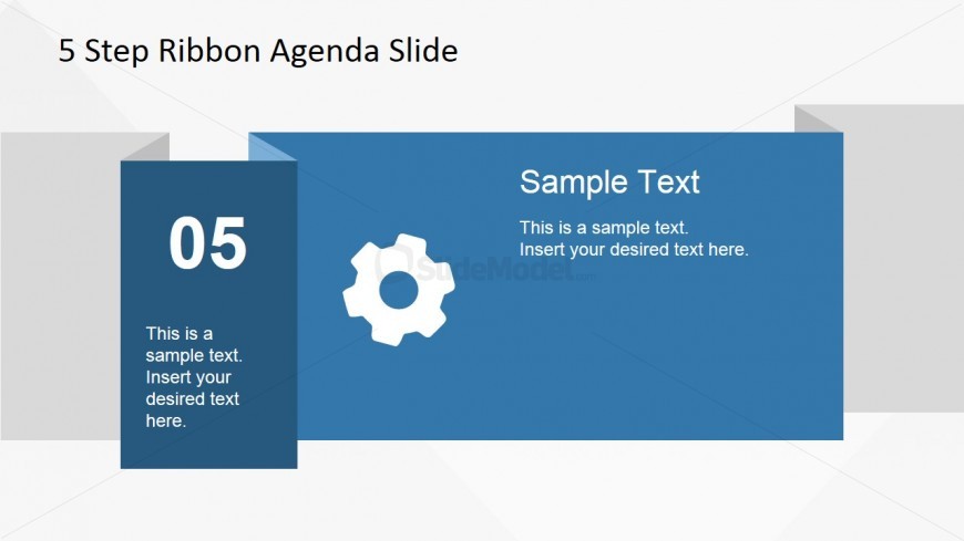 05 Ribbon Slide Design for PowerPoint