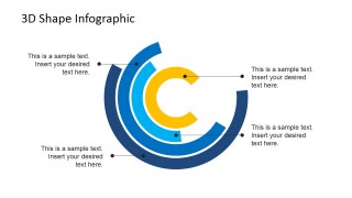 PowerPoint Flat Design Concentric Circles Diagram