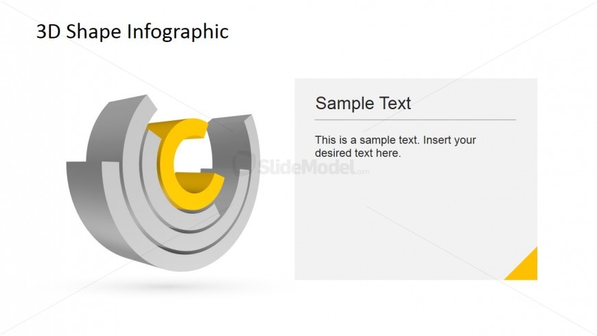 3D Concentric Cylinder PowerPoint Shapes