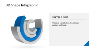 PowerPoint Cylinder Diagram with Thirds Layer Highlighted