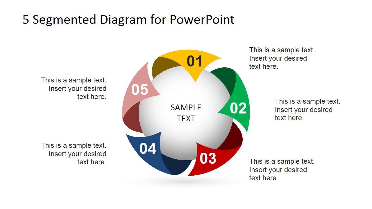 5 Segmented Diagram for PowerPoint - SlideModel