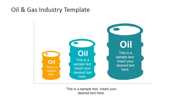 Oil Production PowerPoint Chart