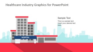 Hospital Vector Graphic PowerPoint Healthcare Industry