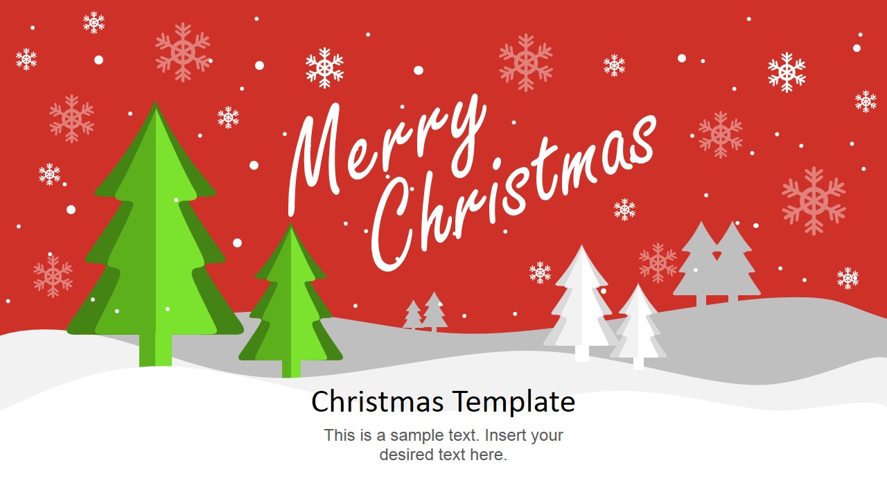 powerpoint christmas card template