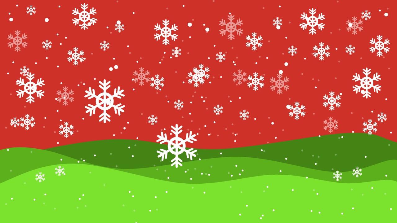 Christmas Theme Background - SlideModel