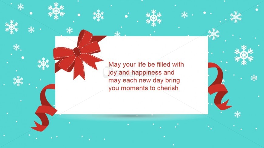 PowerPoint Christmas Message of Joy and Happiness