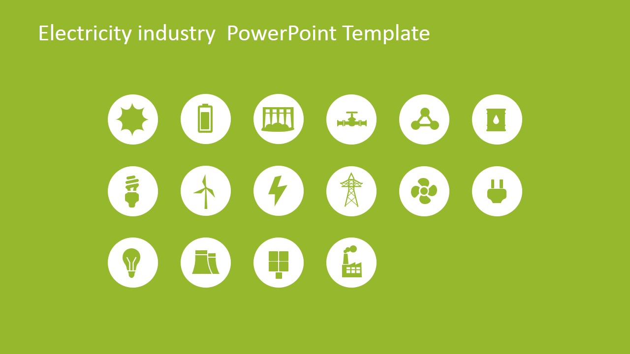 Clipart Gallery of Electrical Icons for PowerPoint
