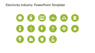 Vector Clipart for Electricity Industry