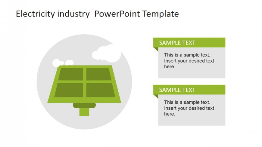 Photovoltaic Solar Panel Icon for PowerPoint
