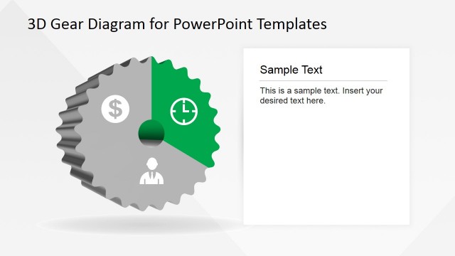 3D Gear Diagram – Clock or Time