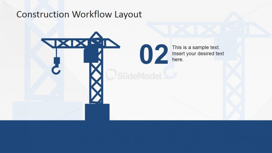 PowerPoint Icon of Construction Crane