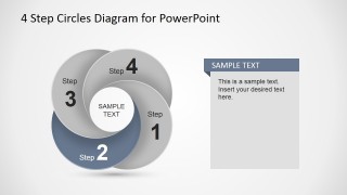 4 Step Circles Diagram for PowerPoint - SlideModel