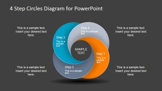 4 Step Circles Diagram for PowerPoint - SlideModel