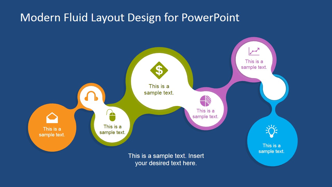 Modern Fluid Layout Design for PowerPoint - SlideModel