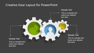 3 Gears - Gear Layout for PowerPoint