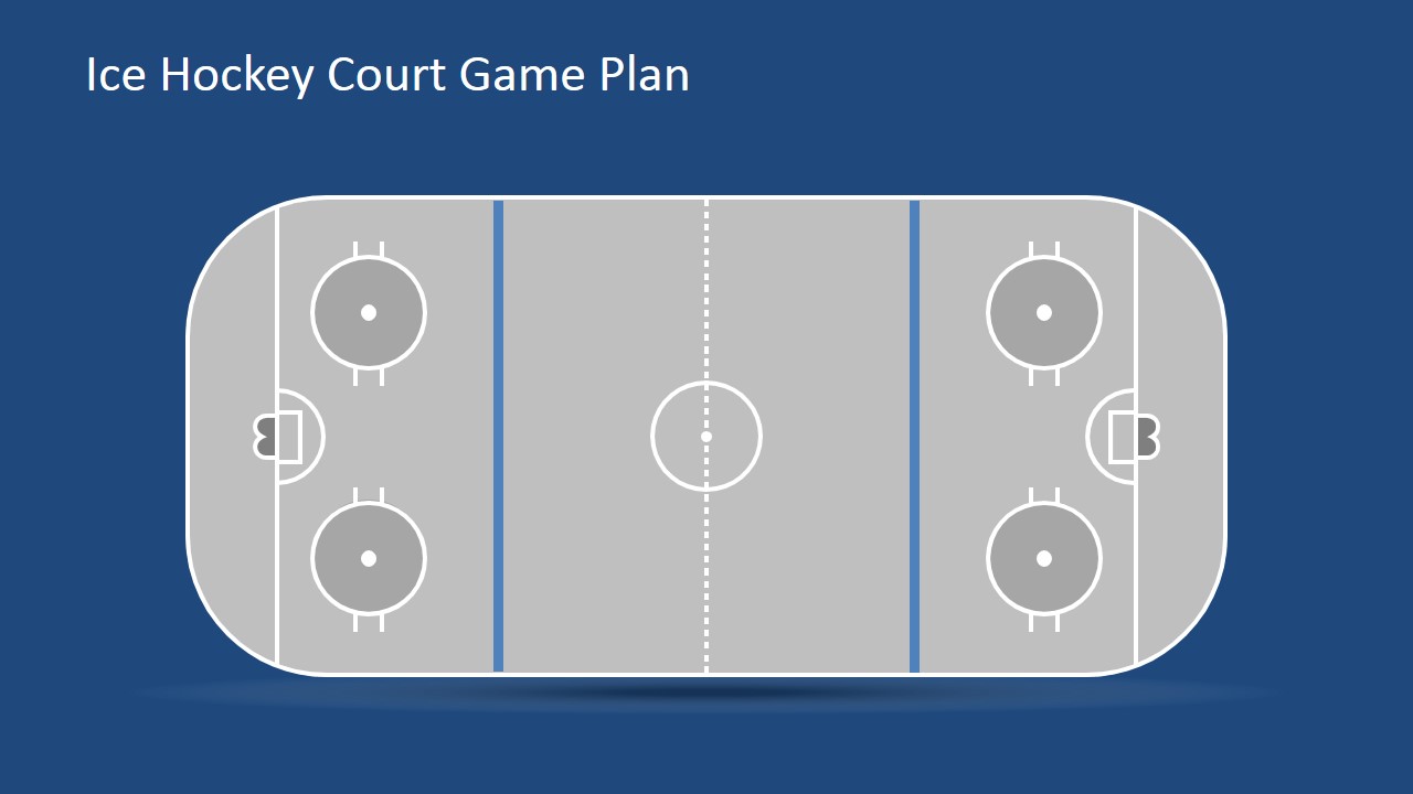 Flat Court with Goal Posts