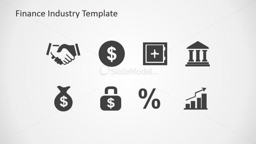 PowerPoint Icons featuring Finance Industry