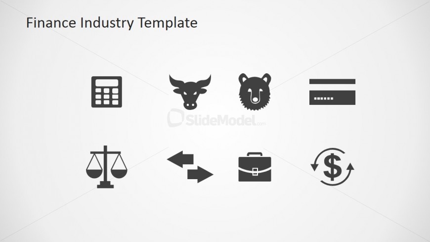 Trading Markets PowerPoint Shapes Clipart