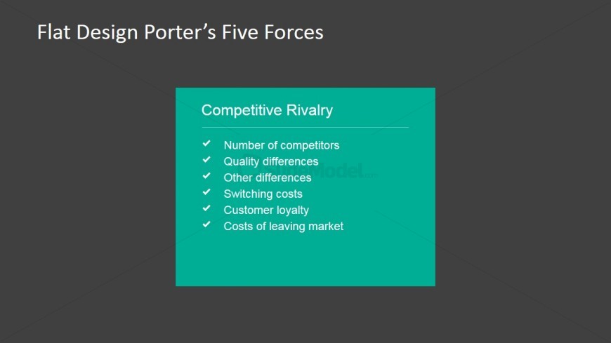 PowerPoint Porter's 5 Forces Competitive Rivalry