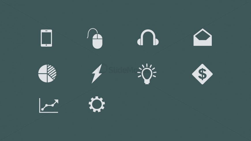 Clean Icons for PowerPoint with Cliparts