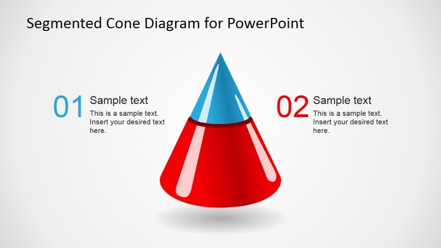 Creative Segmented 3D Cone Diagrams for PowerPoint