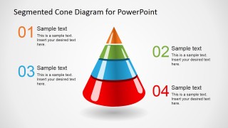 4 Level 3D Segmented Cone Diagram