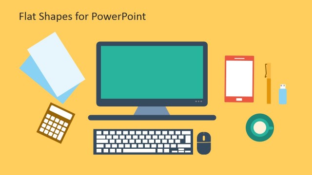 Creative Flat Shapes for PowerPoint