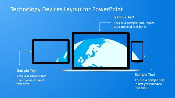 mobile phone presentation powerpoint template
