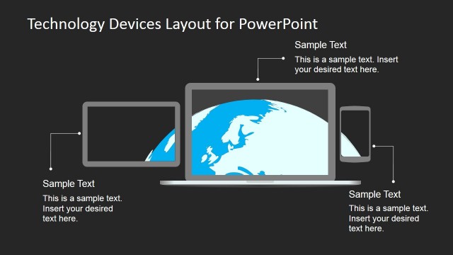 Technology Display Picture for PowerPoint – Dark Background