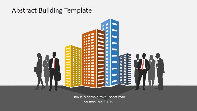 PowerPoint Clipart Executives Buildings