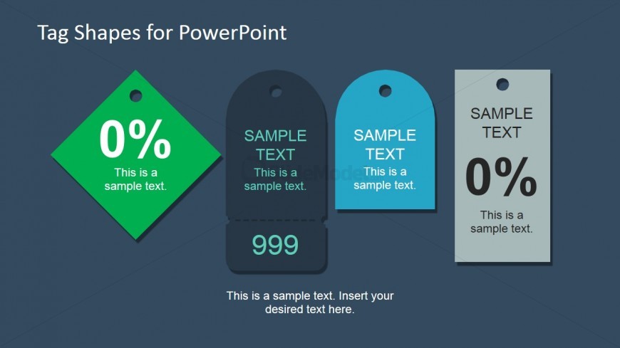 PowerPoint Template for Infographic Tags