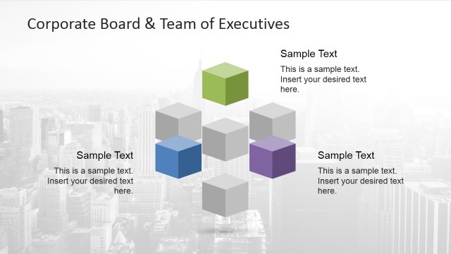 3D Cube Diagram for PowerPoint
