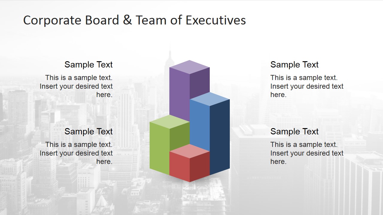 Clip Art Bar Graph Corporate Board PowerPoint Model