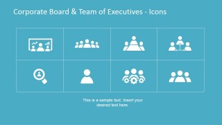 Icons for Presentations on Corporate Executives