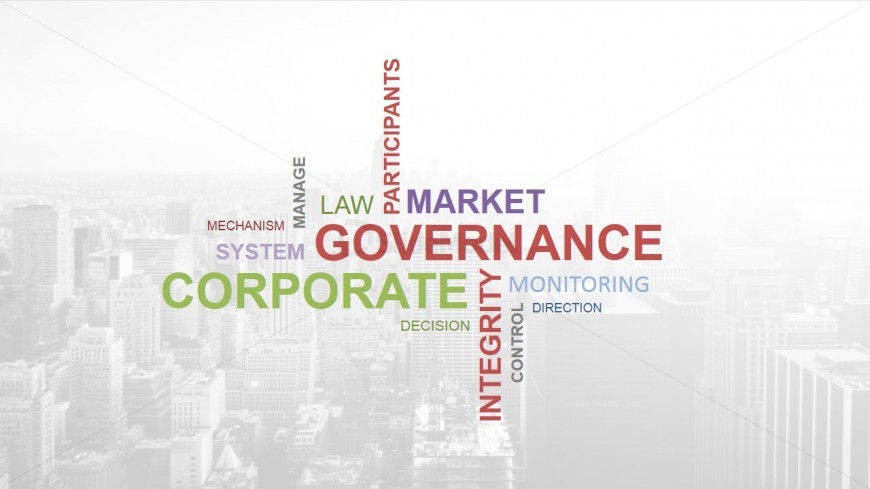 Tag Cloud showing generic corporate buzzwords