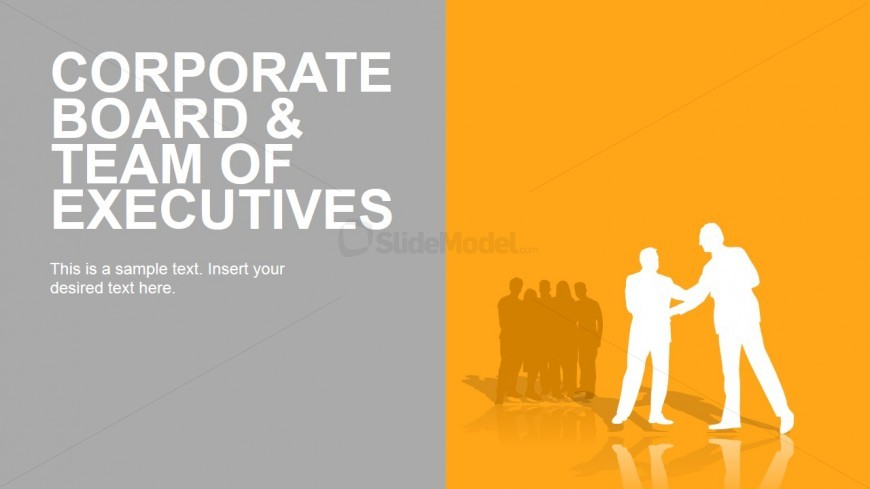 Executive Work Team PowerPoint Shapes