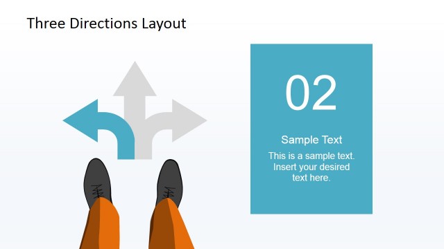 Curved Left Arrow Path Highlighted