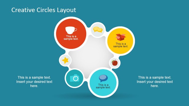 Creative Liquid Circles PowerPoint Diagram