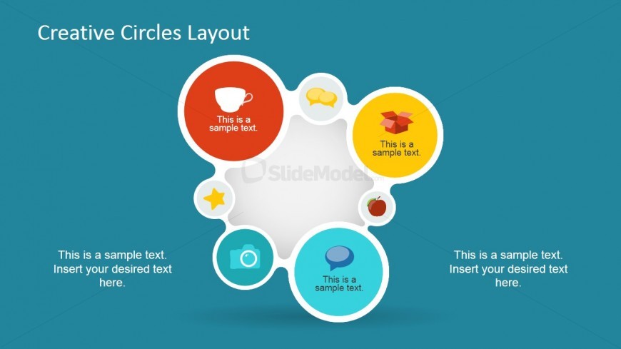 7 Stage Circular Sequence PowerPoint Diagram
