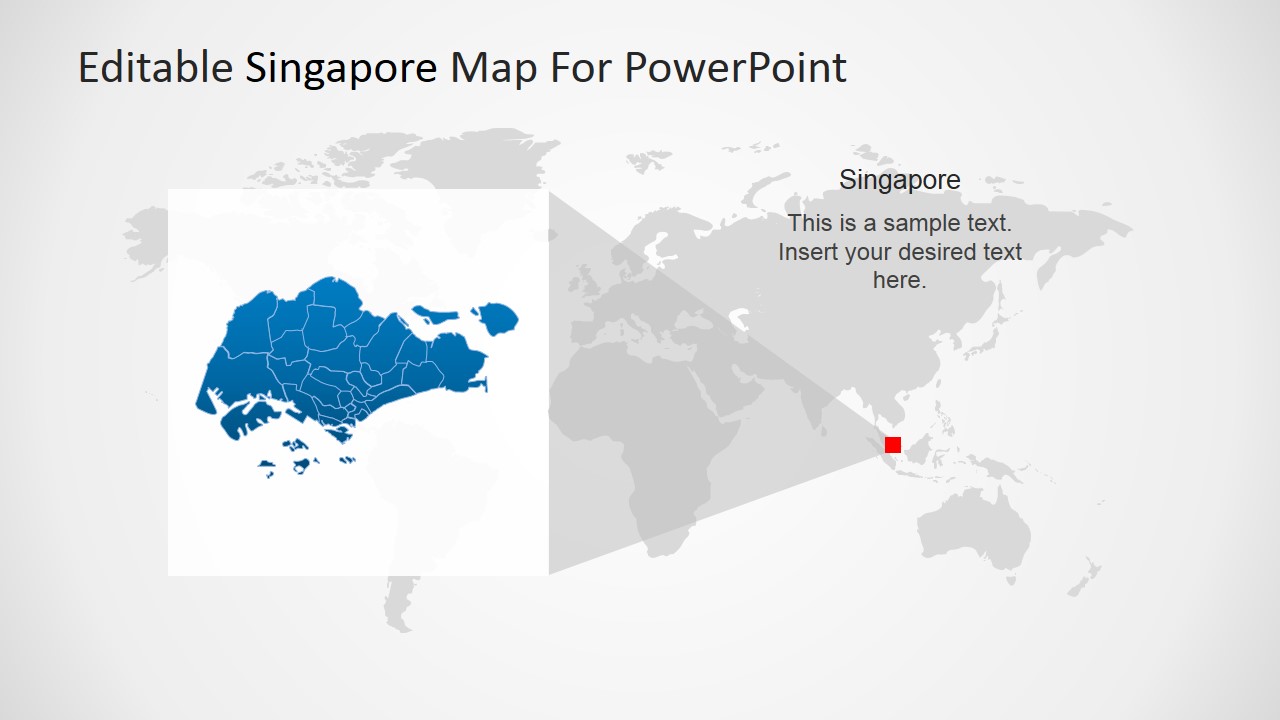 world map of singapore