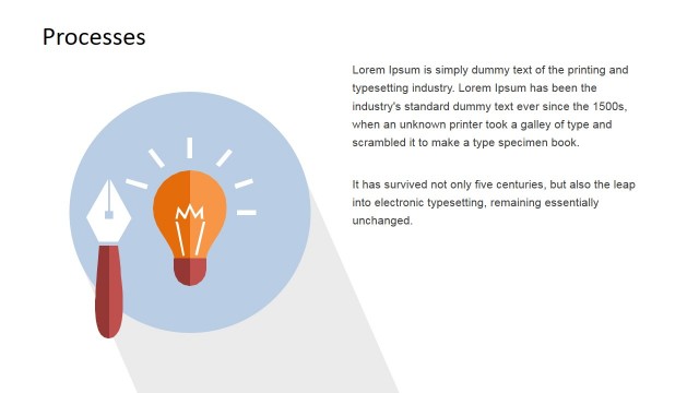 Star Model Processes PowerPoint Slide