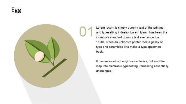 Butterfly Egg Metaphor PowerPoint